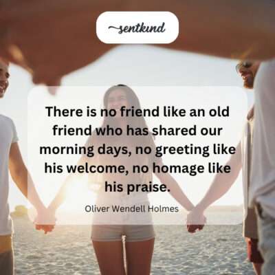 No friend like an old friend.