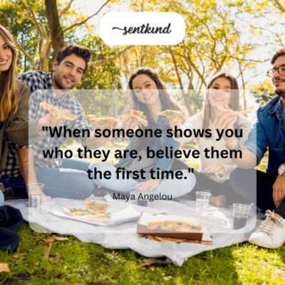 Believe them the first time.