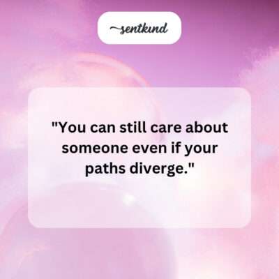 Care, divergent paths.