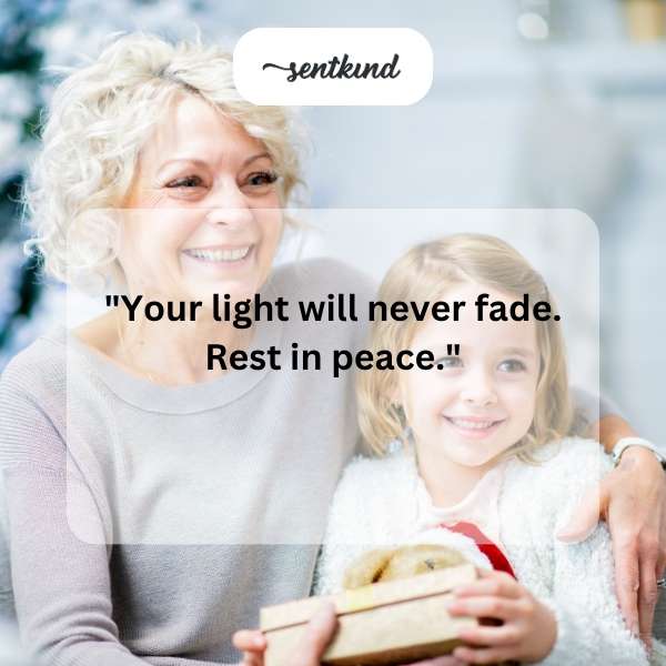 A serene portrait of a kind elderly woman with a gentle smile looking thoughtfully.