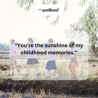 Two young children, a boy and a girl, are laughing and running together in a sunny park, embodying the joy of childhood friendship.