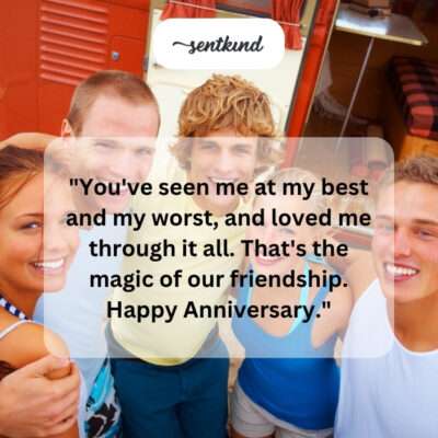 Friends through thick and thin.