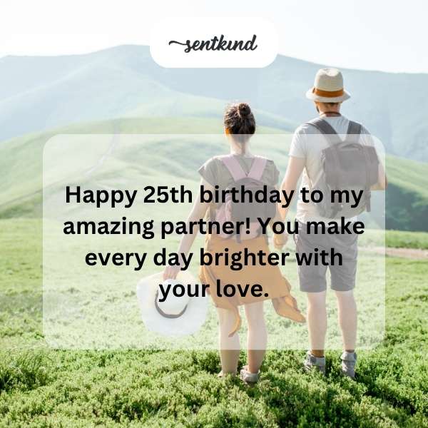 Celebrating a quarter-century of life with heartfelt wishes.