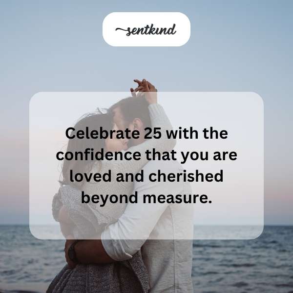 Heartfelt greetings for your 25th year milestone.