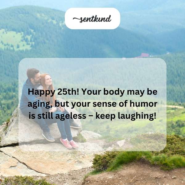 Celebrating a quarter-century milestone with humor and joy.