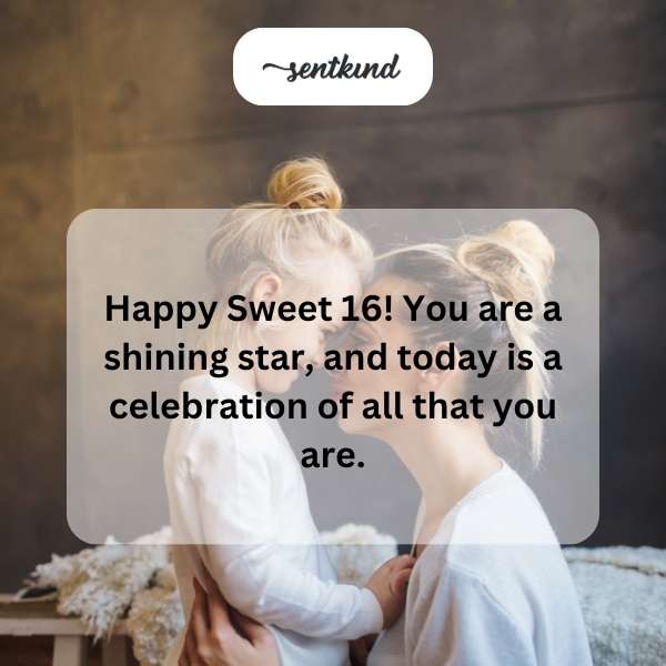 Celebrating your 16th year with joy and admiration.