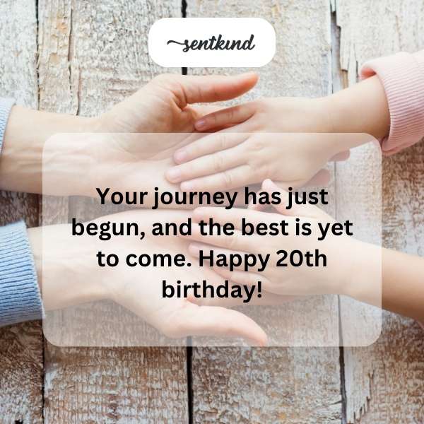 Celebrating two decades of life with hope and excitement for the future.