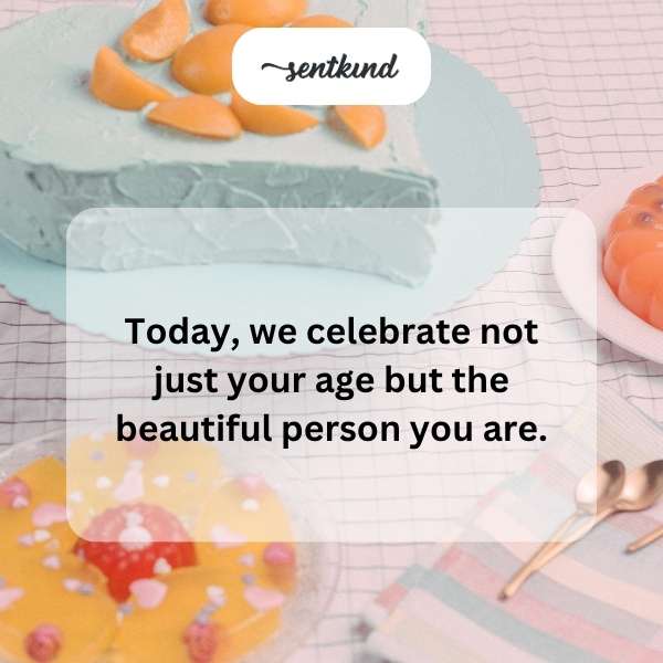 Congratulations on reaching this special milestone of turning 21 and celebrating who you've become.