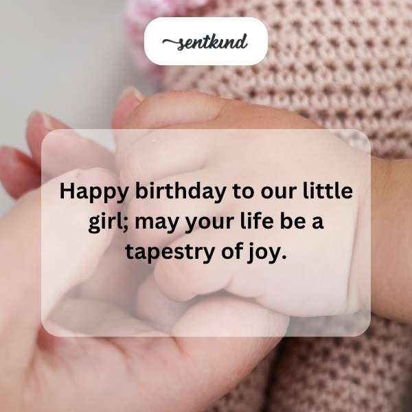 Celebrating our daughter's second year with heartfelt joy and blessings.