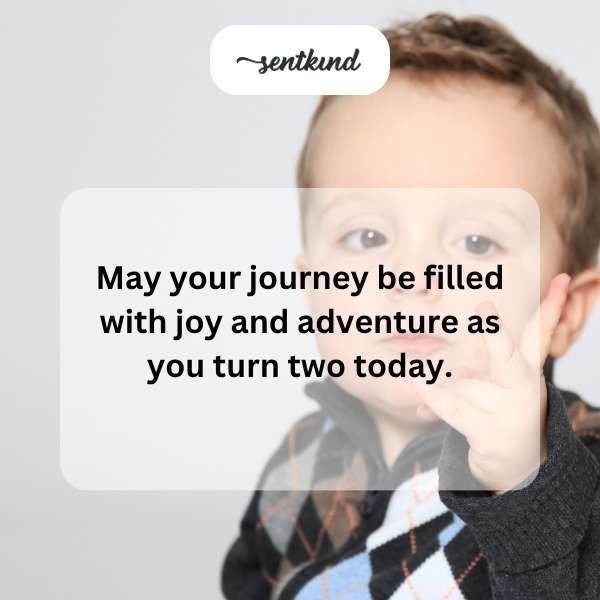 Wishing a joyful and adventurous celebration for your second birthday.