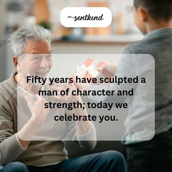 Celebrating half a century of life's journey.