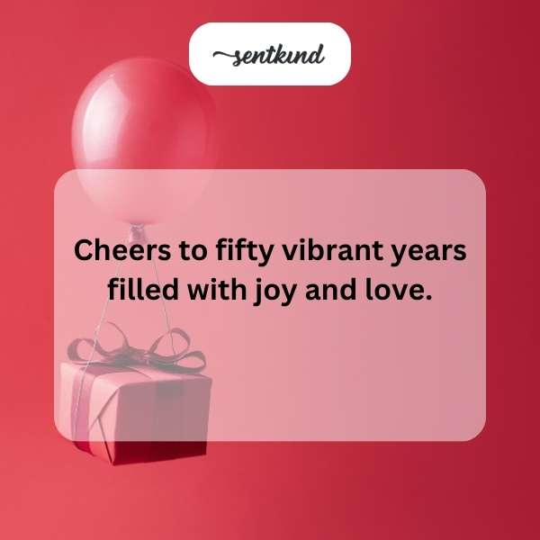 Celebrating a joyous milestone of half a century.