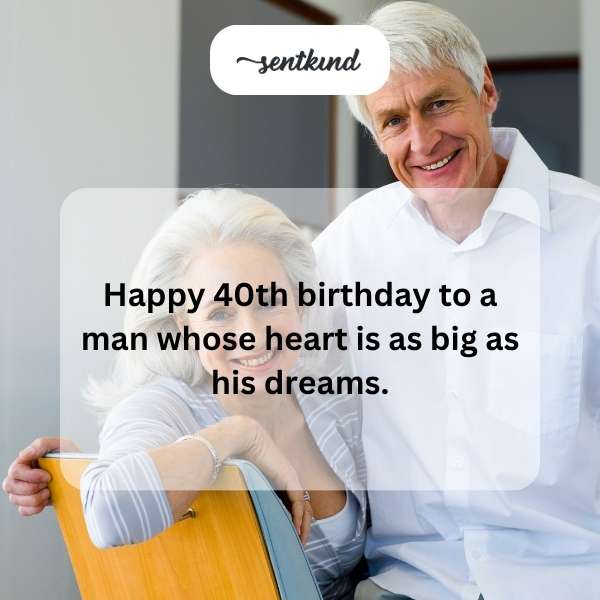 Celebrating his 40th year with a heart full of dreams.