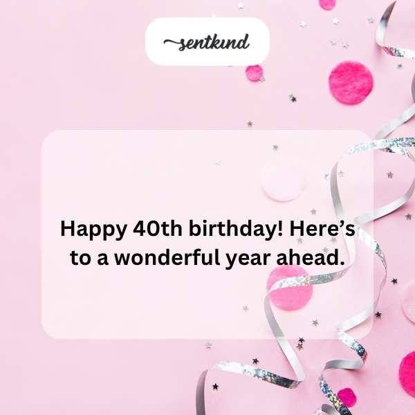 Celebrating 40 years with joy and anticipation.