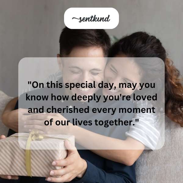 Heartfelt celebration message for my beloved partner.