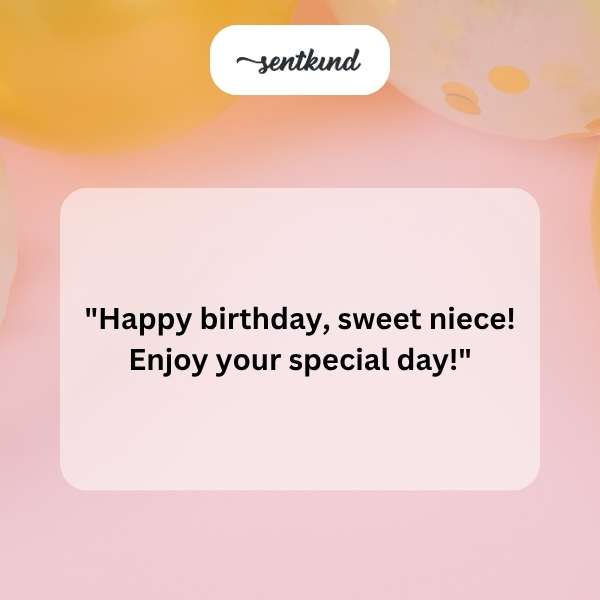 Celebrating my niece's birthday with heartfelt wishes.