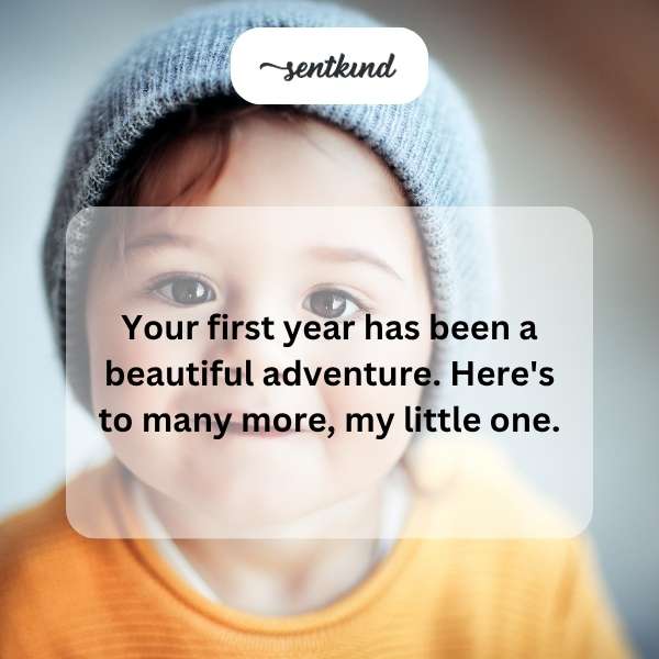 Celebrating the joy of your first year.