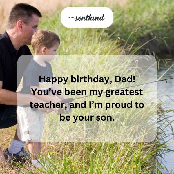 Celebrating a special day with heartfelt wishes for my father.