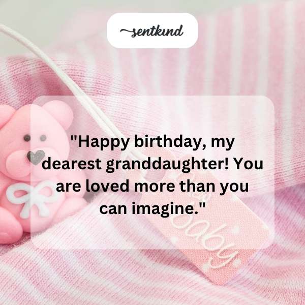 Celebratory Message for Granddaughter's Special Day