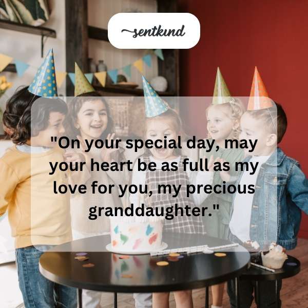 Heartfelt Greetings for Granddaughter's Special Day