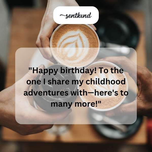 Celebratory message for a cousin's special day.