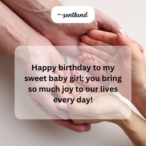 Warm greetings to our beloved daughter on her special day.