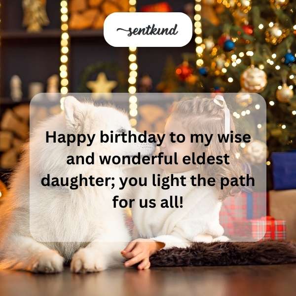 Heartfelt greetings for our amazing firstborn on her special day.