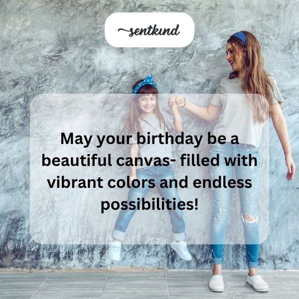 Heartfelt birthday greetings for a beloved daughter.