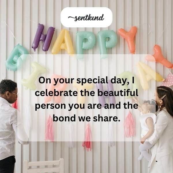 Heartfelt greetings for a daughter's birthday celebration.