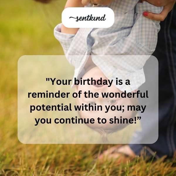 Greetings for my nephew's special day.