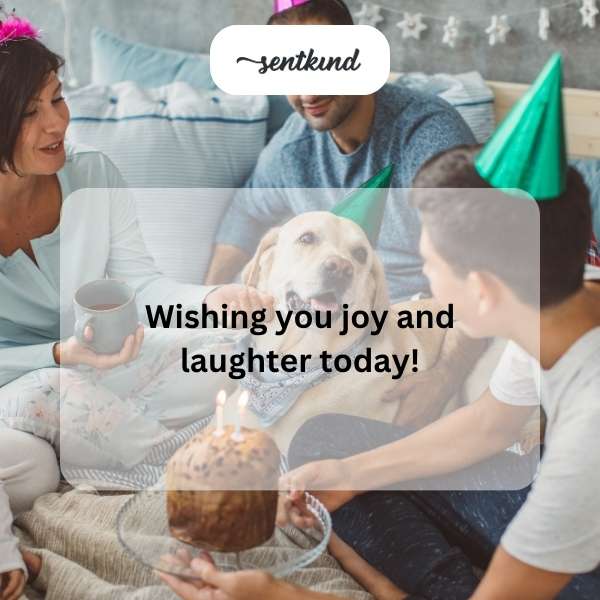Celebrating my nephew's special day with heartfelt joy.