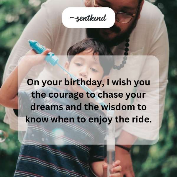 Heartfelt greetings to my nephew on his special day.