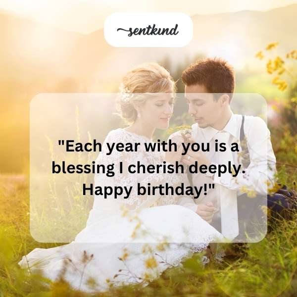 Celebratory greetings for my husband's special day.