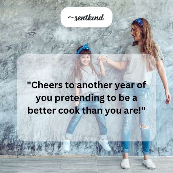 Happy birthday to the world's most optimistic chef, Mom!