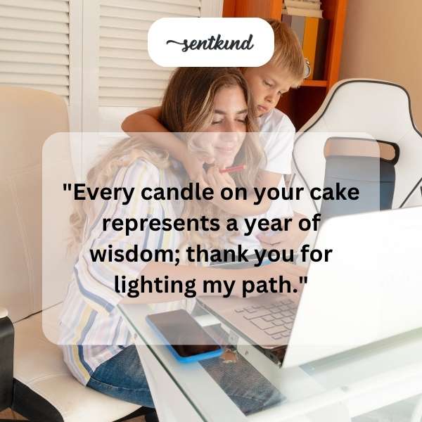 Celebrating another year of your guiding wisdom, Mom.