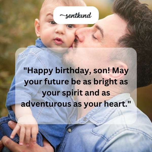 Greetings for son's special day.