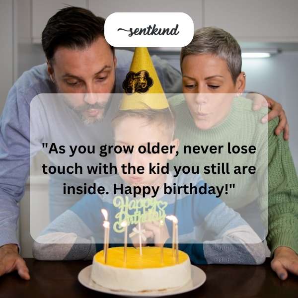 Heartfelt birthday greetings to a beloved son.