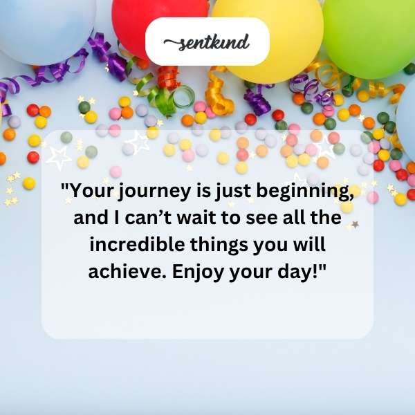 Celebrating my son's special day with heartfelt messages.