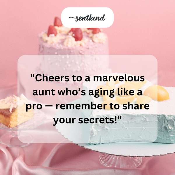 Sending joyful birthday greetings to a special aunt.