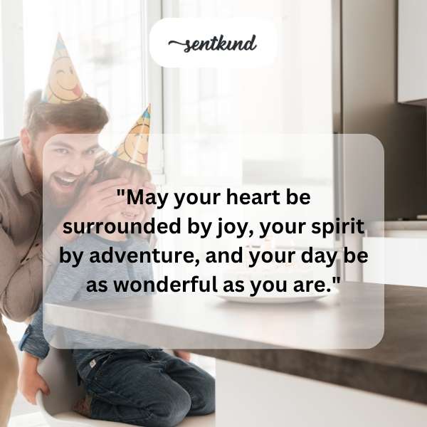 Heartfelt celebration greetings for beloved son.