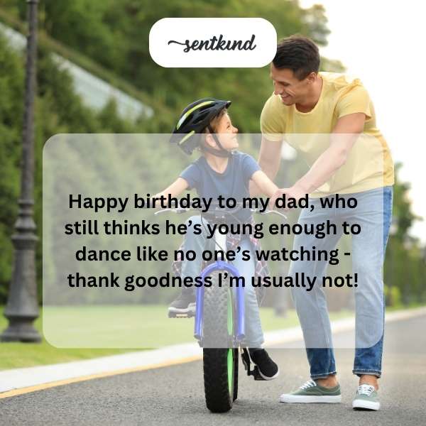 Celebratory message for my father's special day.