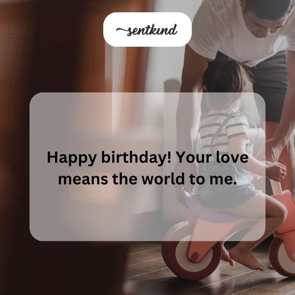 Celebrating my father's special day with heartfelt wishes.