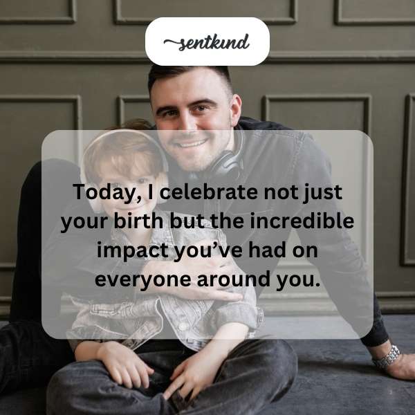 Heartfelt congratulations to my father on his special day.