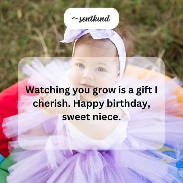 Celebrating your first year with love and joy.