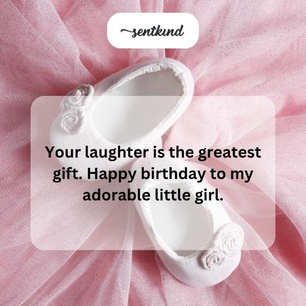 Celebrating the first year of laughter and joy.