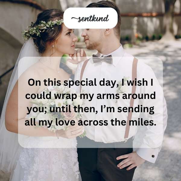 Heartfelt birthday message for my beloved wife, bridging the distance with love.
