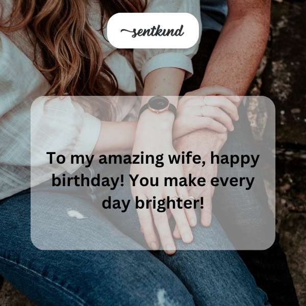 Heartfelt birthday greetings for a wonderful wife.