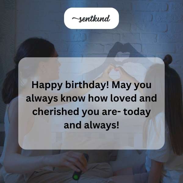 Warm birthday greetings for a beloved daughter.