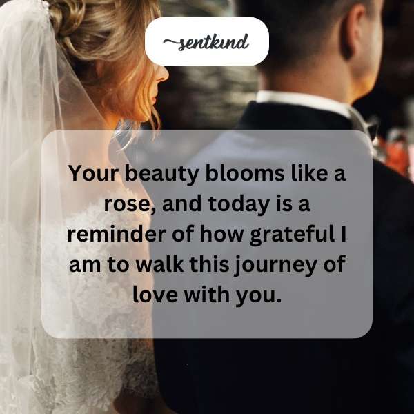 A heartfelt message to celebrate my wife's special day.