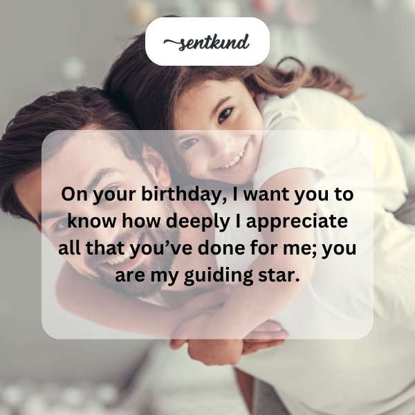 Heartfelt birthday message for my father.